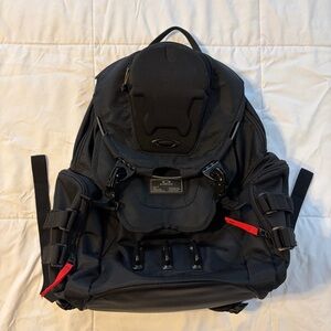Oakley Black and Red Tactical Backpack